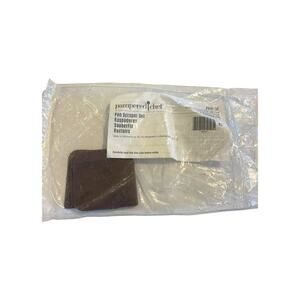 New LOT of 3 Pampered Chef Nylon Pan Scrapers Tool Stoneware,Brown Plastic